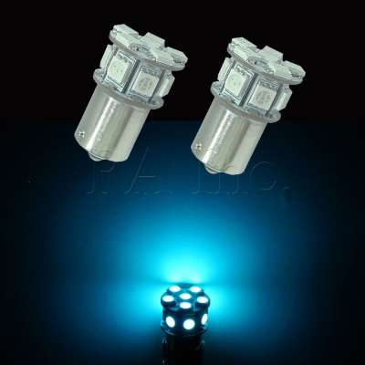 PA 13SMD 1156 1157 5050 LED For Auto Truck Motorcycle Brake Tail Light Signal Rear Light Ice Blue