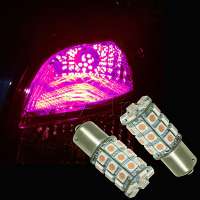 PA LED Pink Auto Turn Signal Lamp 5050 30SMD Bay15d 1157 Car Marker Reverse Light