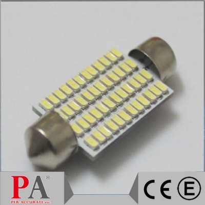 PA 48x 42mm Festoon 3014 SMD PCB Board LED For Automobile Car Makeup Light Lamp Bulb